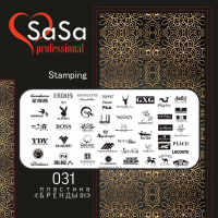 Stamping plate SaSa №31